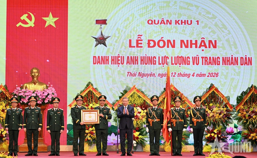 Thư cảm ơn của Quân khu 1